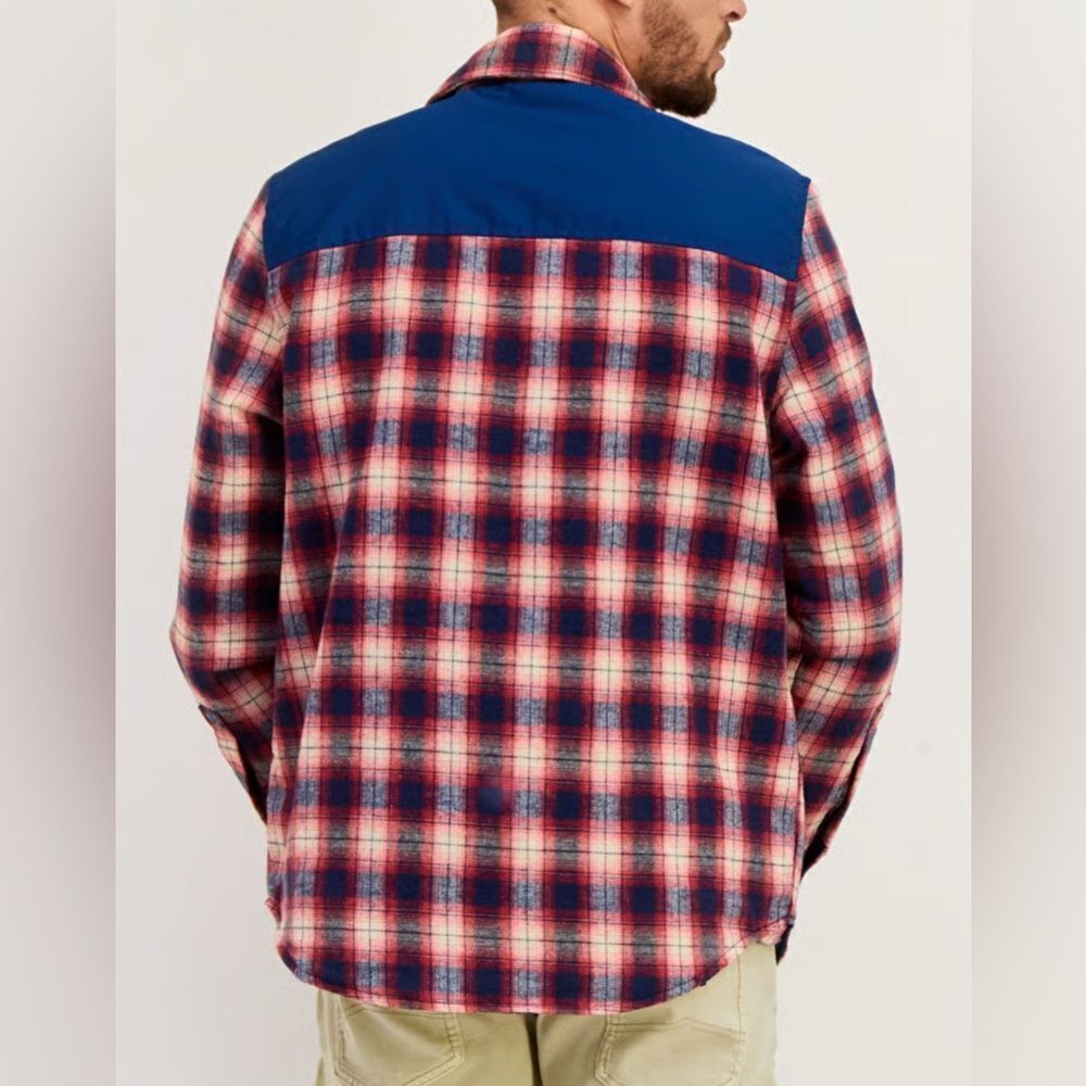Avalanche Men Regular Fit Long Sleeves Checkered Casual Shirt Navy Large NWT - Picture 3 of 8